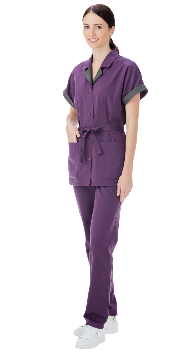 Костюм женский "Дениз"  цв. лиловый-т.серый цена
